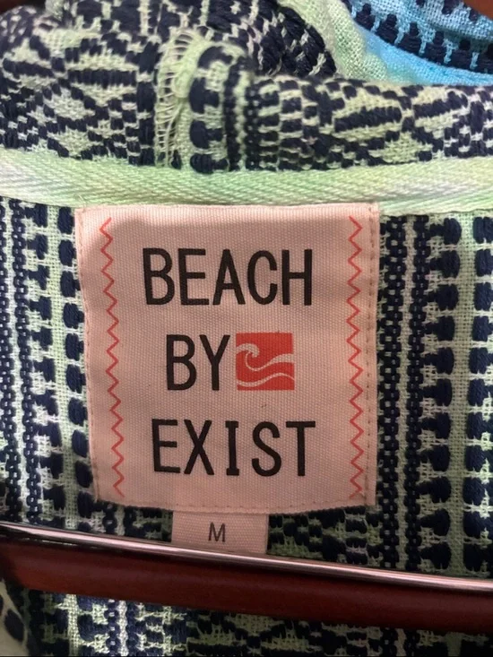 Beach By Exist Multicolor Tie-Dye Baja Hoodie - Pink, Green, Blue, Black - Picture 2 of 7